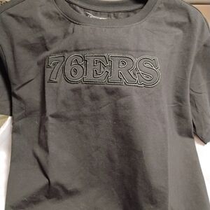 76ERS Kids Black T-Shirt